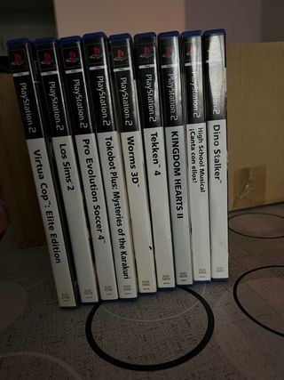 Console PS2 Nera + 5 Giochi