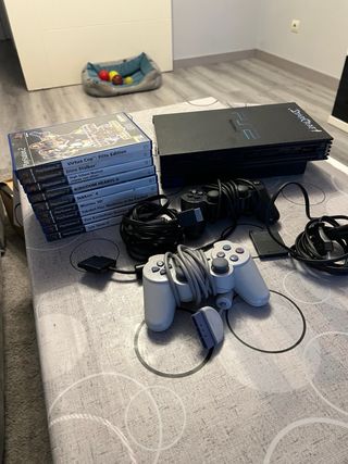 Console PS2 Nera + 5 Giochi