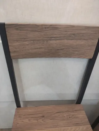 Mesa y 2 Sillas Comedor Madera