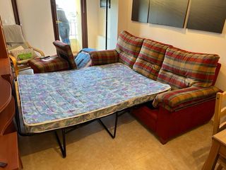 Sofá 3 plazas con sofacama