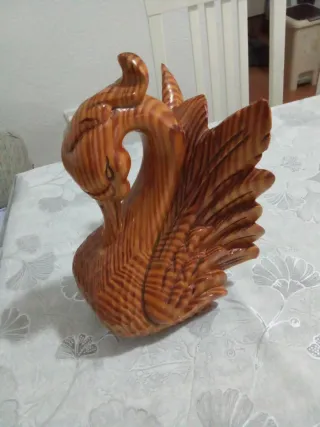 Figura Cisne Madera Tallada