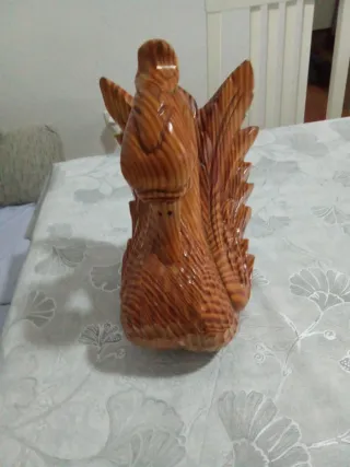 Figura Cisne Madera Tallada