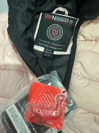 Chaqueta Geographical Norway rosa y negra