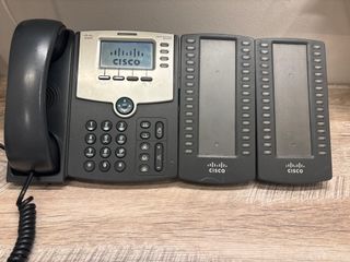 Telefono Cisco SPA504G + 2x SPA500S