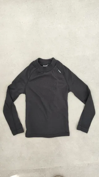 Camiseta térmica Wedze negra Talla 8 años