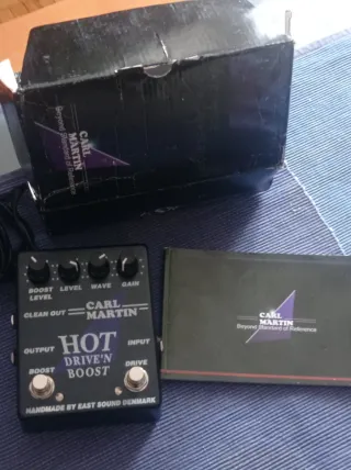 Carl Martin Hot Drive'n Boost Pedal de Guitarra