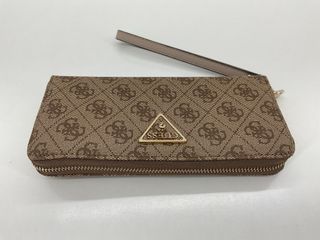 Cartera Guess Monedero Marrón y Beige