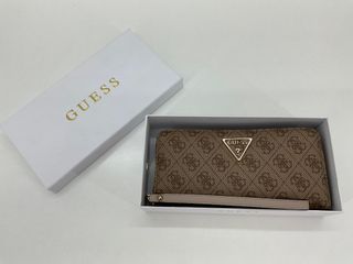 Cartera Guess Monedero Marrón y Beige