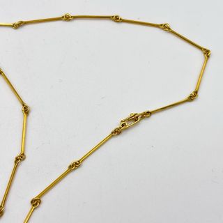 Collar de oro 18kt con malaquita