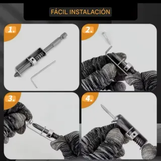 Broca de soporte para atornillar FÁCIL Y PRÁCTICO!