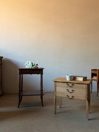 Antichi cassettini francesi/tavolini da collezione