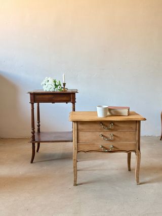 Antichi cassettini francesi/tavolini da collezione