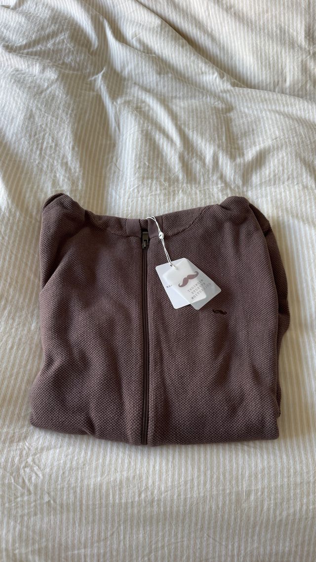 Giacchetta a maglia marrone Núñez de Arenas