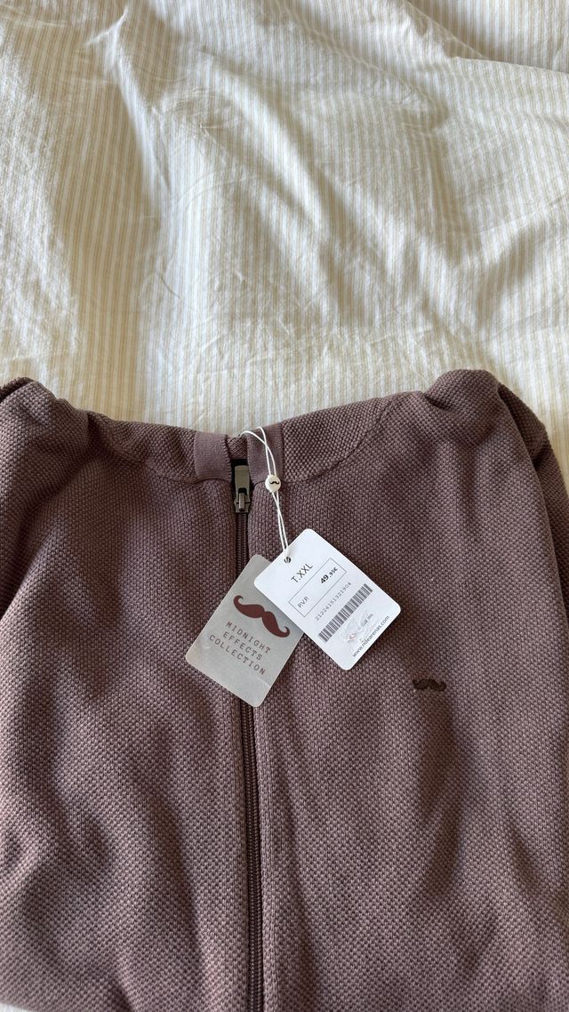 Giacchetta a maglia marrone Núñez de Arenas