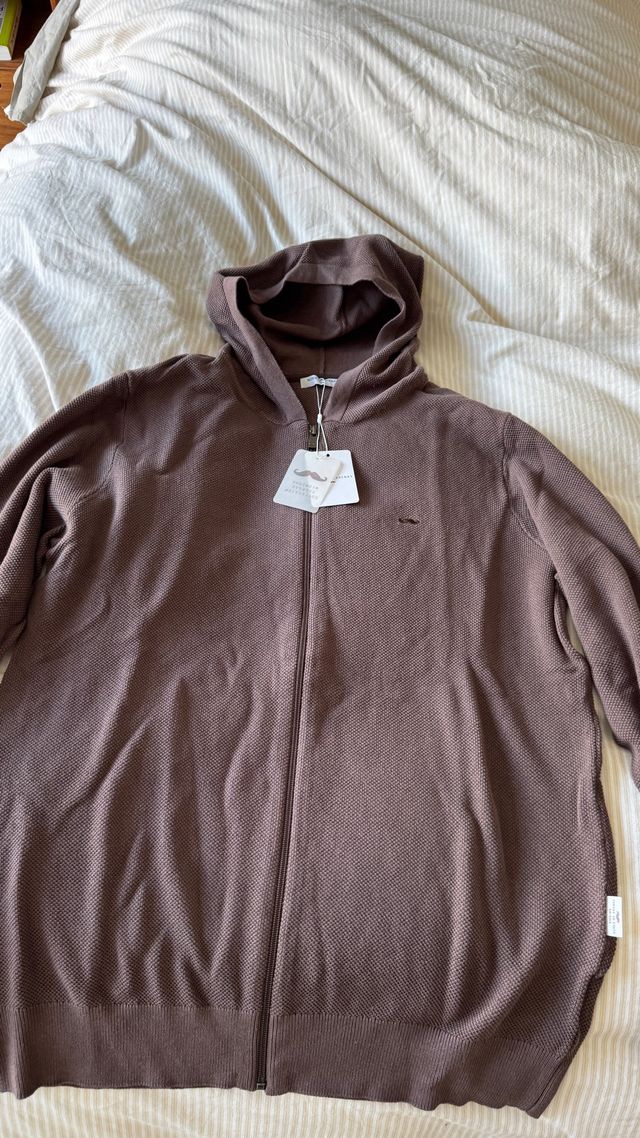 Giacchetta a maglia marrone Núñez de Arenas