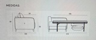 Sofá Cama Reyes Ordoñez Azul