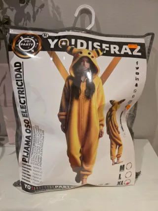 Disfraz adulto Pokemon Pikachu XL Yo! Party