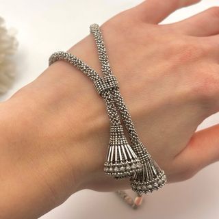 Collar de oro blanco 18kt