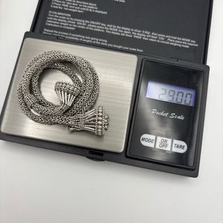 Collar de oro blanco 18kt