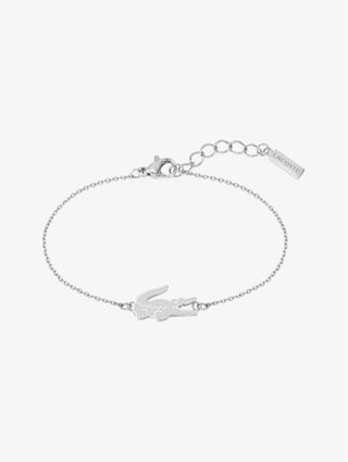 Pulsera Lacoste Cocodrilo Plata