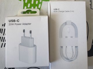 Cargador Iphone USB-C 20W y Cable 60W Apple