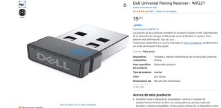 Receptor Dell Universal Pairing WR221