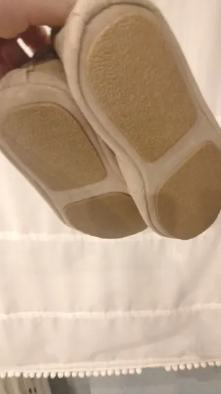 Zapatos Zara Home Piel Beig