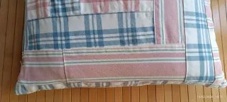 Cojines Patchwork Azul y Rosa (2 uds)