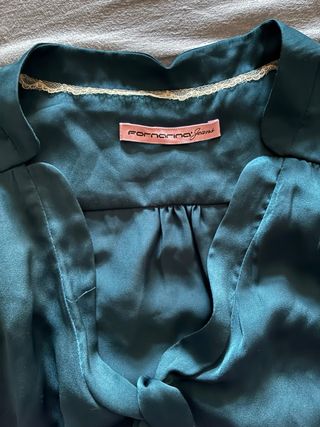 Blusa Fornarina Petróleo Talla 38