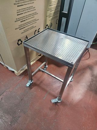 Mesa carro soporte escurridor ACERO INOX