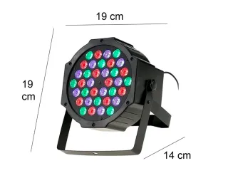 4x Faro Strobo 36 LED Proiettore Luci Discoteca Dj
