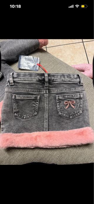 Giacca e gonna bimba con orsetti. Nuovo