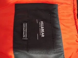 Cazadora bomber negra hombre