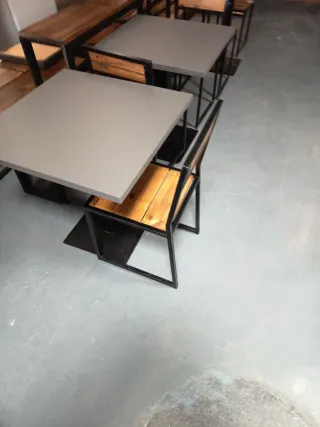 Sillas Bar Hostelería Metal Madera