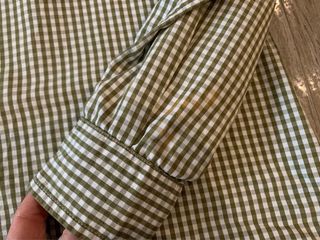 Conjunto T.M. Thomas Burberry y Zara verde oliva