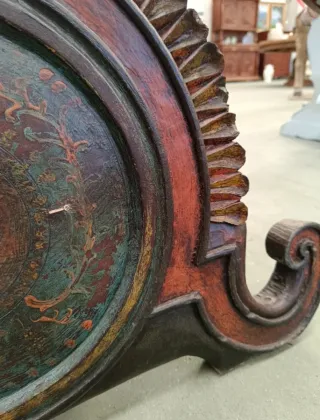 Reloj Talla Policromada S.XIX