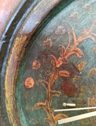 Reloj Talla Policromada S.XIX