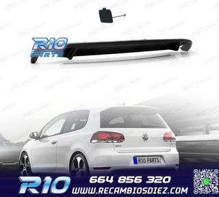 DIFUSOR VOLKSWAGEN VW GOLF 6 LOOK GTI 08-12 + TAPA GANCHO DE