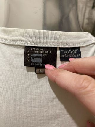 Camiseta G-Star RAW Original Blanca