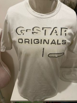 Camiseta G-Star RAW Original Blanca