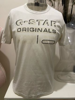 Camiseta G-Star RAW Original Blanca