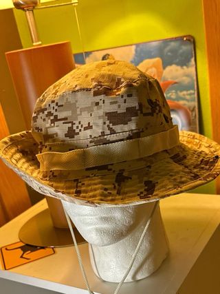 Gorro Sahariano Camuflaje Beige/Marrón