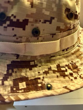 Gorro Sahariano Camuflaje Beige/Marrón