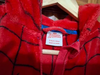 Pijama/disfraz spiderman de una pieza