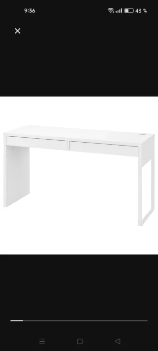 Escritorio IKEA MICKE 142x50cm