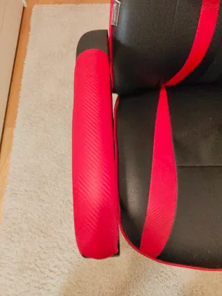 Silla Gamer STINGER Negra y Roja