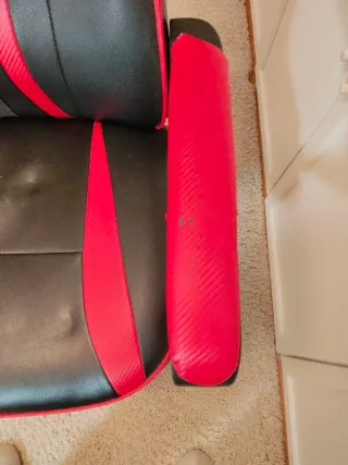 Silla Gamer STINGER Negra y Roja