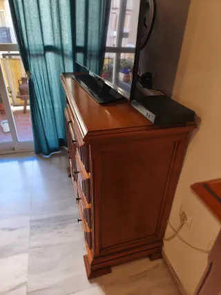Mesa de roble para TV