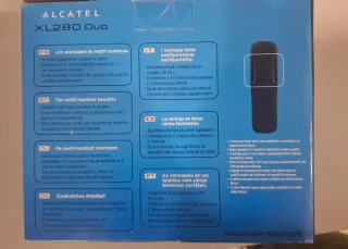 Teléfonos fijos Alcatel negros