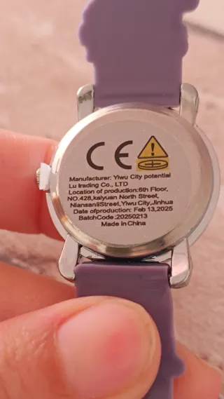 Reloj infantil unicornio morado